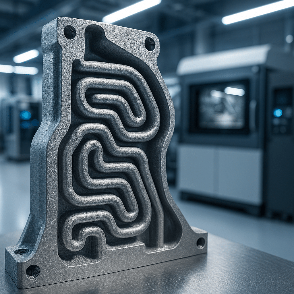 Boostez votre production avec les canaux conformes 3D 1 canaux refroidissement conformes impression 3D - illustration