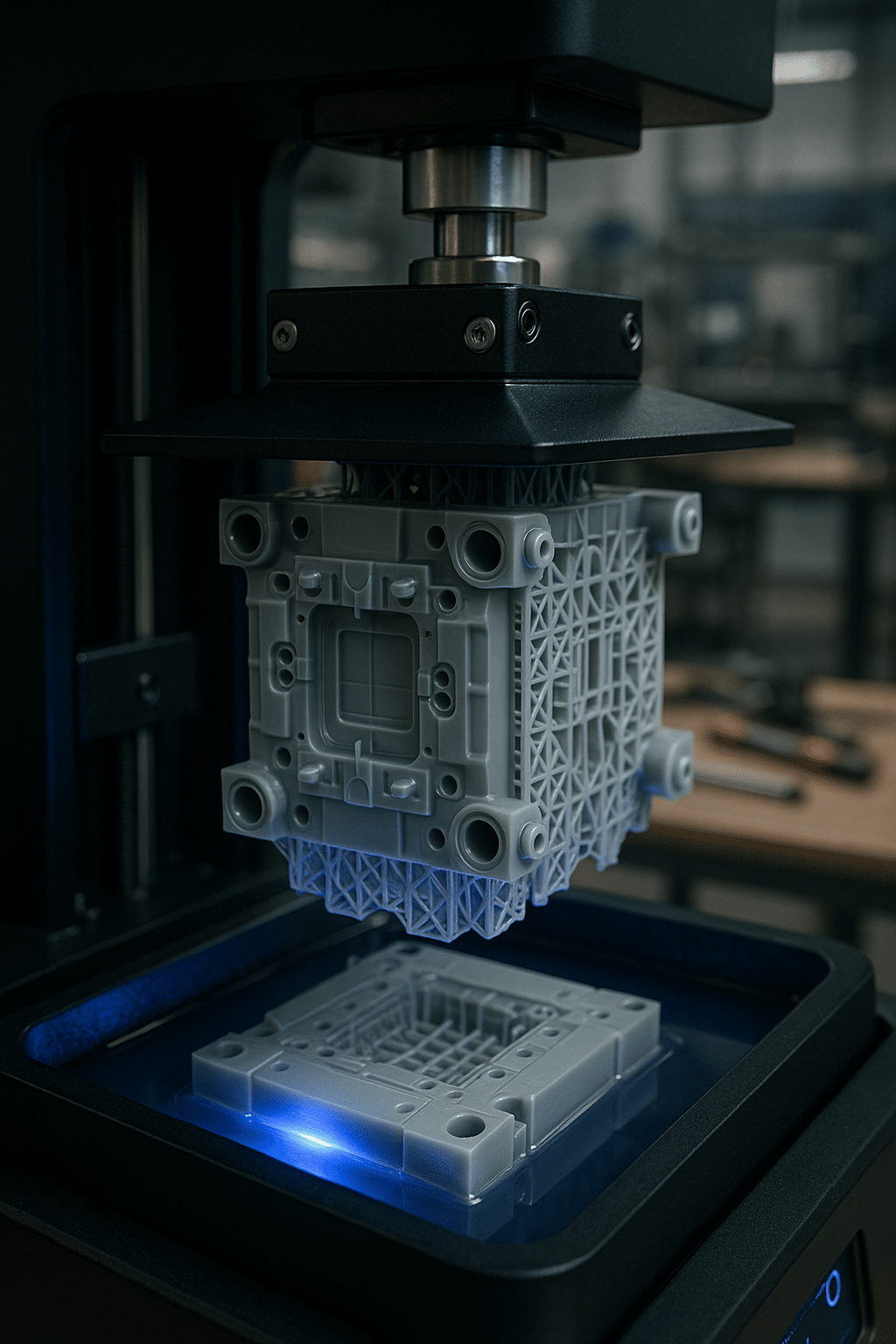 prototypage DLP avant injection plastique - illustration