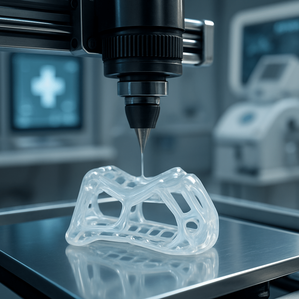 Boostez l'Impression 3D Médicale avec Résine Biocompatible 1 résine biocompatible impression 3D médical - illustration